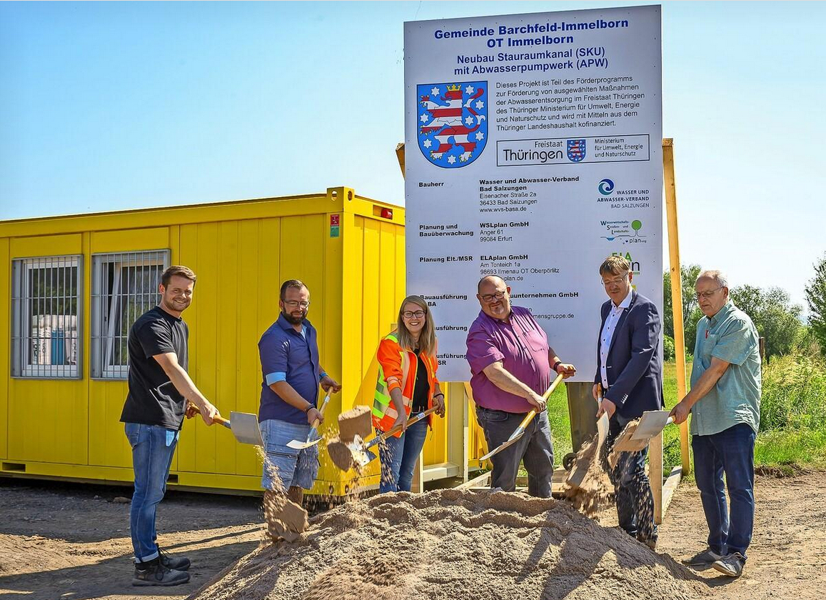 Spatenstich in Ettmarshausen Spatenstich in Ettmarshausen 18.06.2025